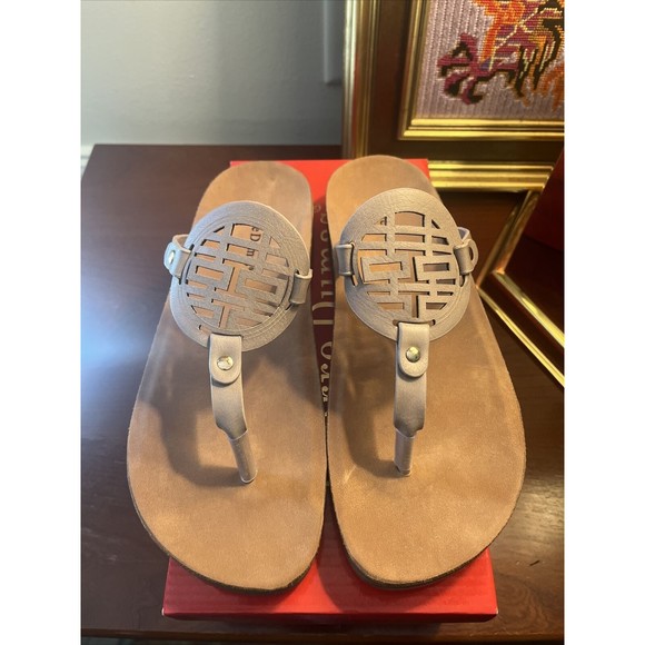 New Pierre Dumas Women's Nude Sandals Lana 1  Model  21419 Size 8 NIB - Picture 3 of 9